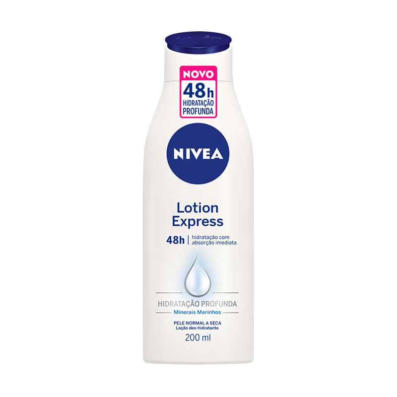 Hidratante Nivea Lotion Express 200ml Todos Tipos Pele