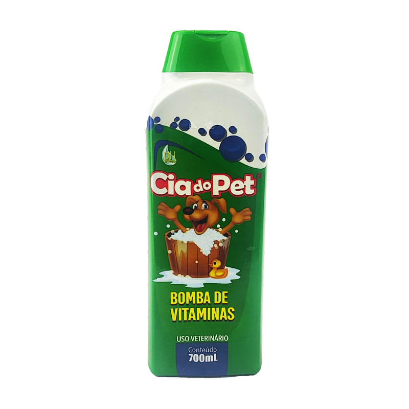 Shampoo Cia Do Pet Bomba de Vitaminas 700ml