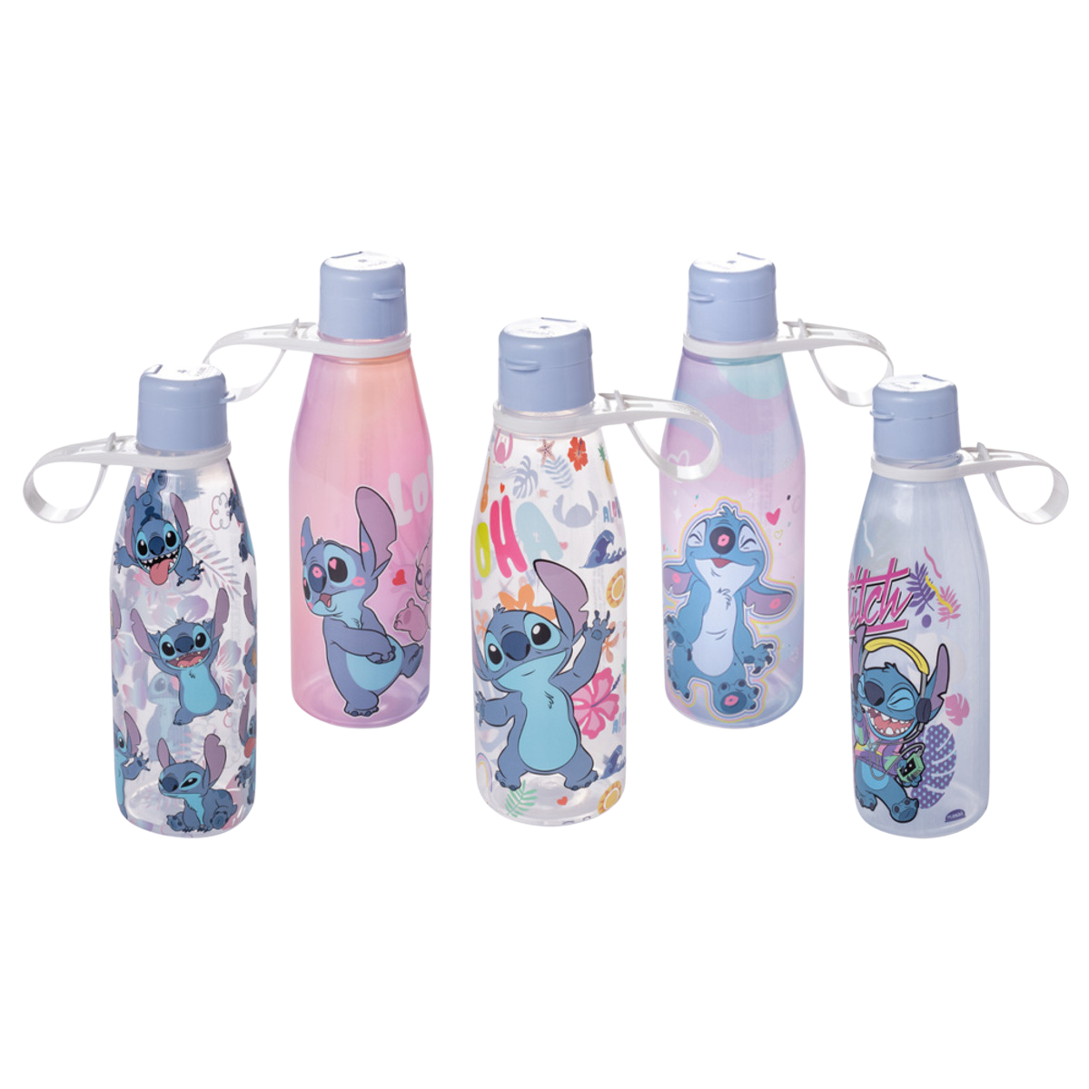 Garrafa Abre Fácil Stitch 530ML - Plasútil