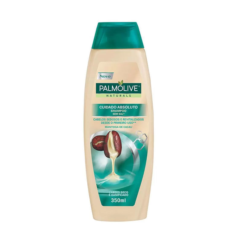 Shampoo Palmolive 350ml Naturals Cuidado Absoluto Cacau