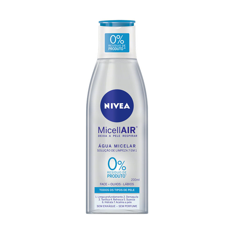 Água Micelar Nivea Solução de Limpeza 7 em 1