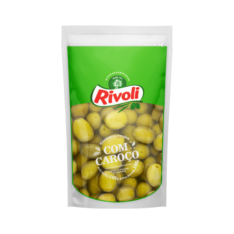Azeitona Rivole Verde Doy Pack 100g 