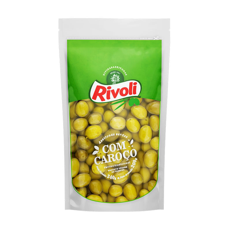 Azeitona Rivole 200g Verde Doy Pack