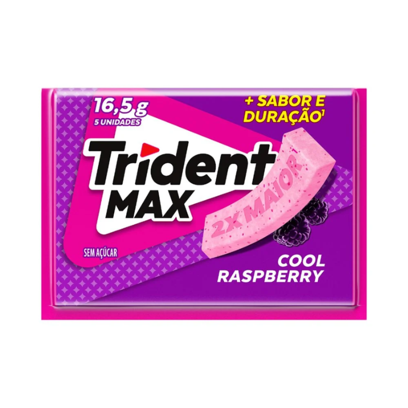 TRIDENT MAX MENTA E BLUEBERRY 5S