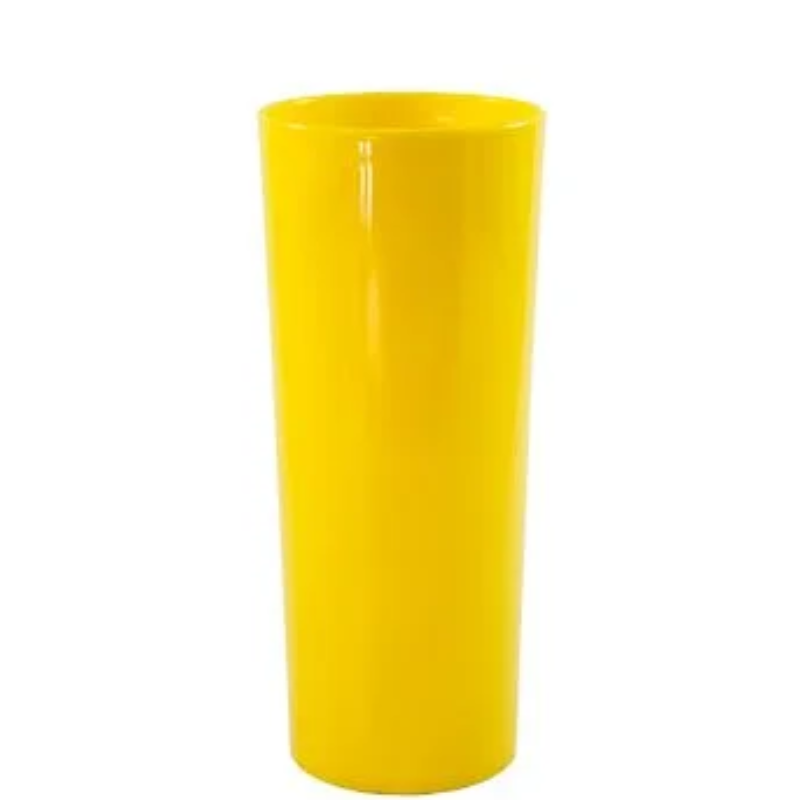 COPO LONG DRINK VEMPLAST AMARELO 1UN