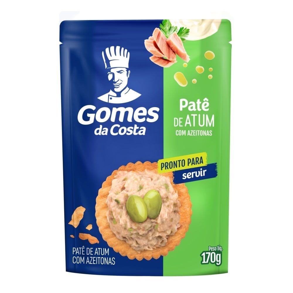PATÊ DE ATUM GOMES DA COSTA POUCH 170G