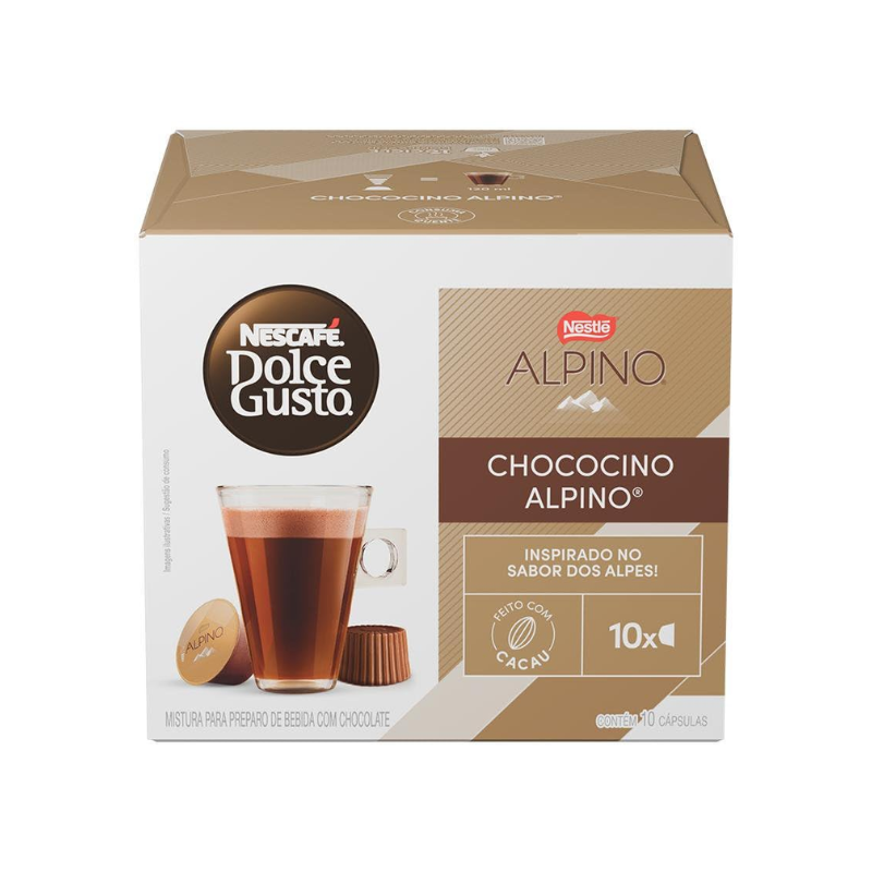  Nescafé Chococino Dolce Gusto Cápsula Alpino 178g