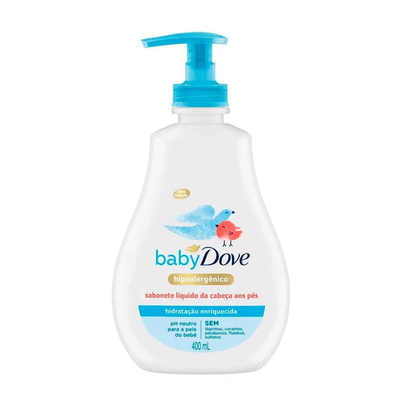 SABON LIQ DOVE BABY 400ML HID ENRIQUECIDA