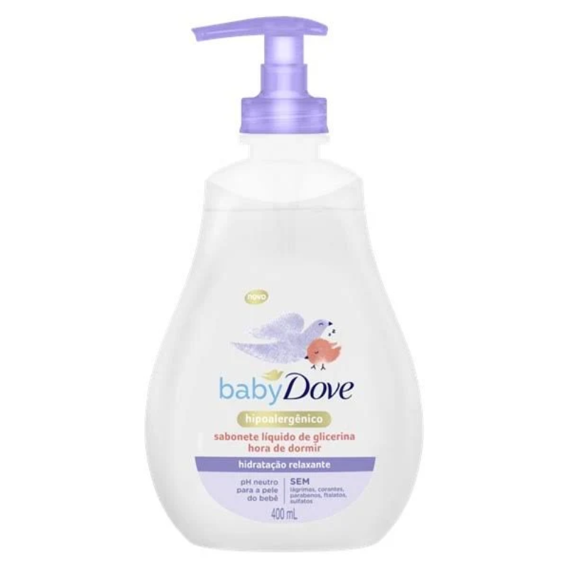 Sabonete Líquido Baby Dove Hidratação Relaxante (Hora de Dormir) 400 ml