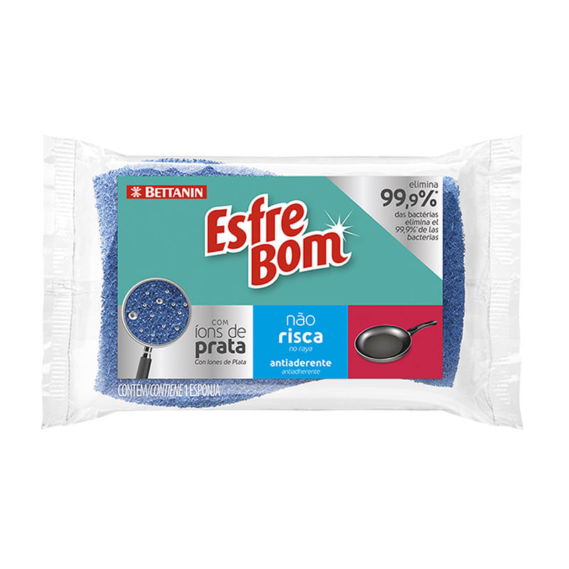 Esponja Esfrebom Não Risca 1un