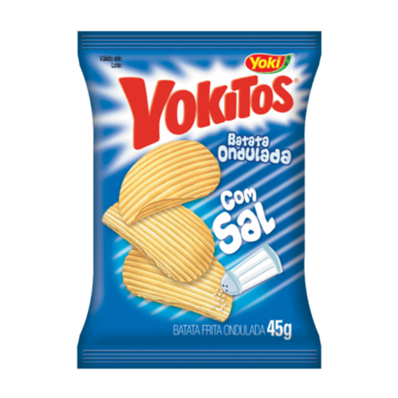 Batata Ondulada Yoki 45g Natural