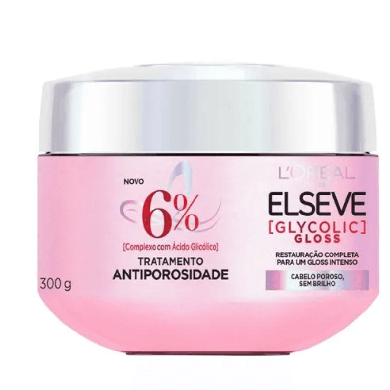 Creme Tratamento Elseve Glycolic Gloss 300g 