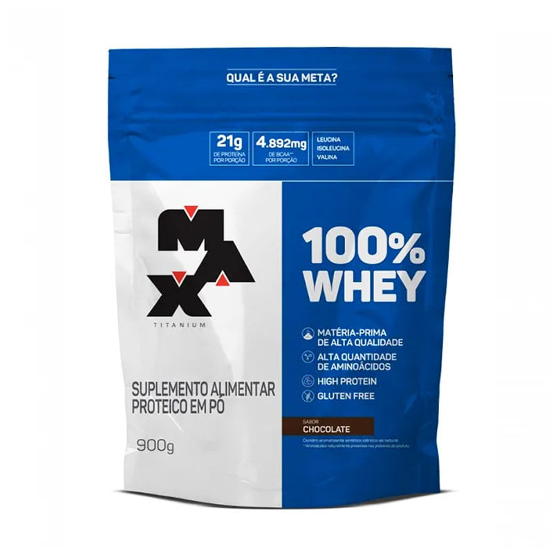 100% Whey Refil Chocolate 900g