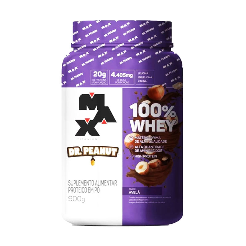 100% Whey Dr. Peanut Avelã 900g
