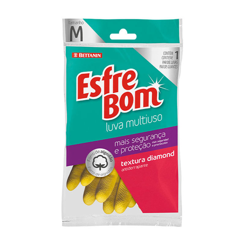 Luva Multiuso Esfrebom Latex M