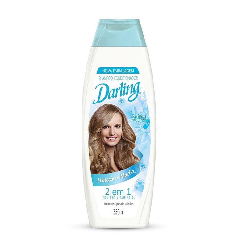 Shampoo Darling Todos os Tipos Cabelos 2em1 350ml 