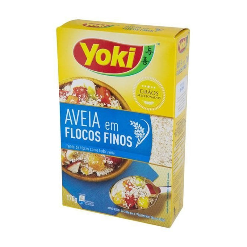 Aveia Yoki 170g Flocos Finos