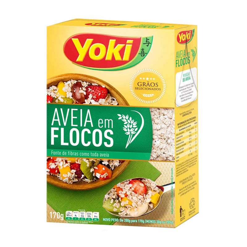 Aveia Yoki 170g Flocos