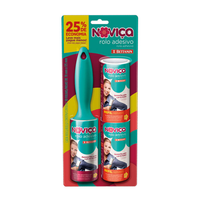 Rolo Adesivo Noviça 2 Refis