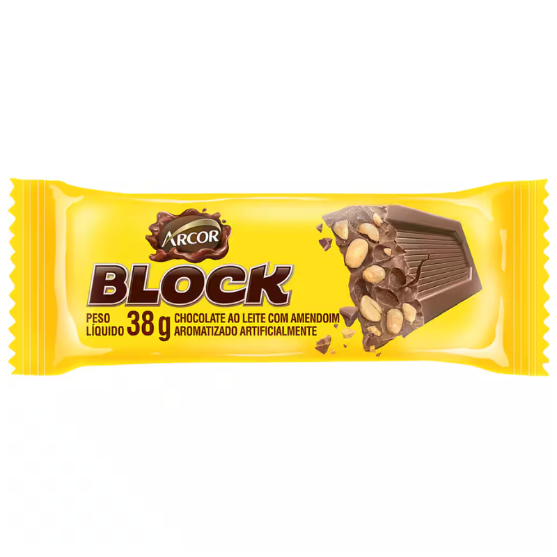 CHOC ARCOR TABLETE BLOCK 140G