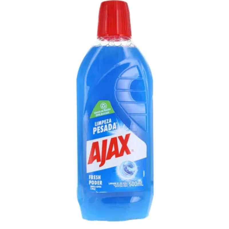Limpador Ajax 500ml Fresh Blue