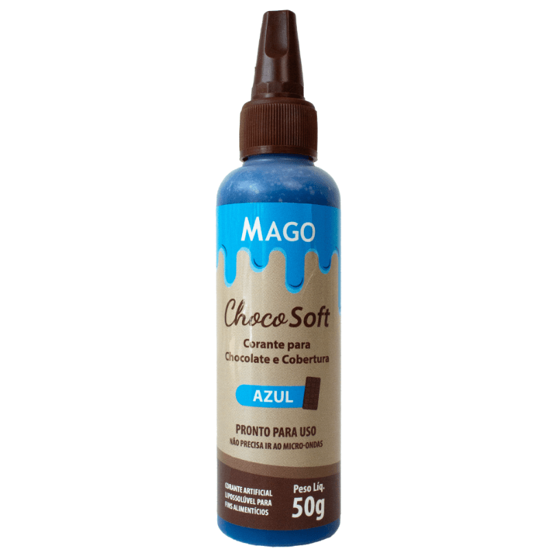 Corante Mago Choco Soft Azul 50g 