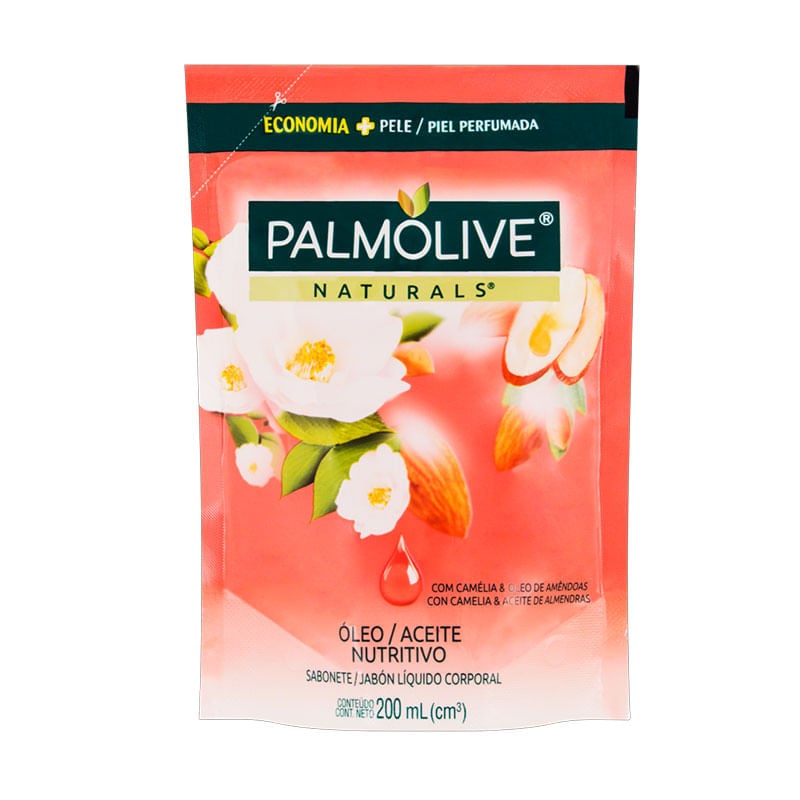 Sabonete Líquido Palmolive 200ml Naturals Óleo Nutri Refil