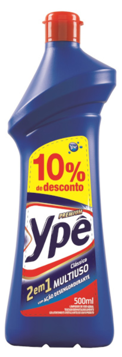 Multiuso Ypê Clássico Leve 500ml Pague 450ml