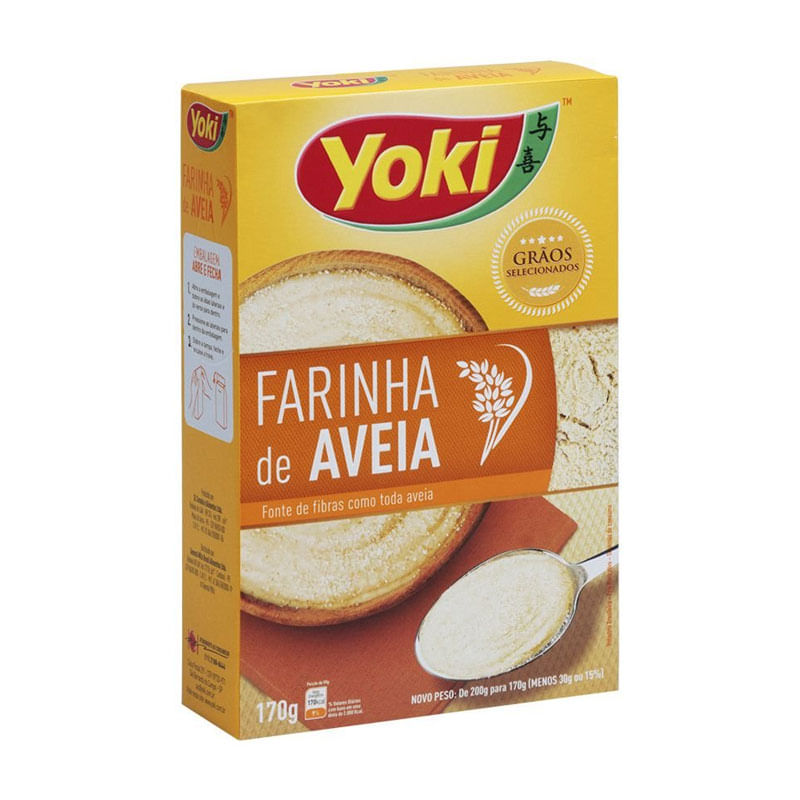 Farinha de Aveia Yoki 170g Caixa