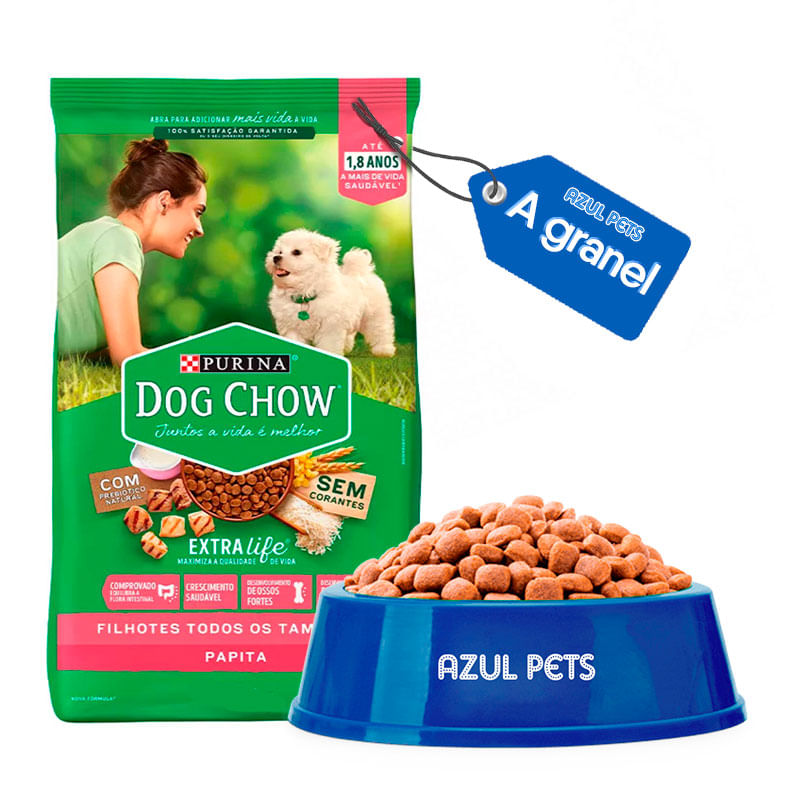 Ração Dog Chow Papita Extra Life - Aprox. 500g