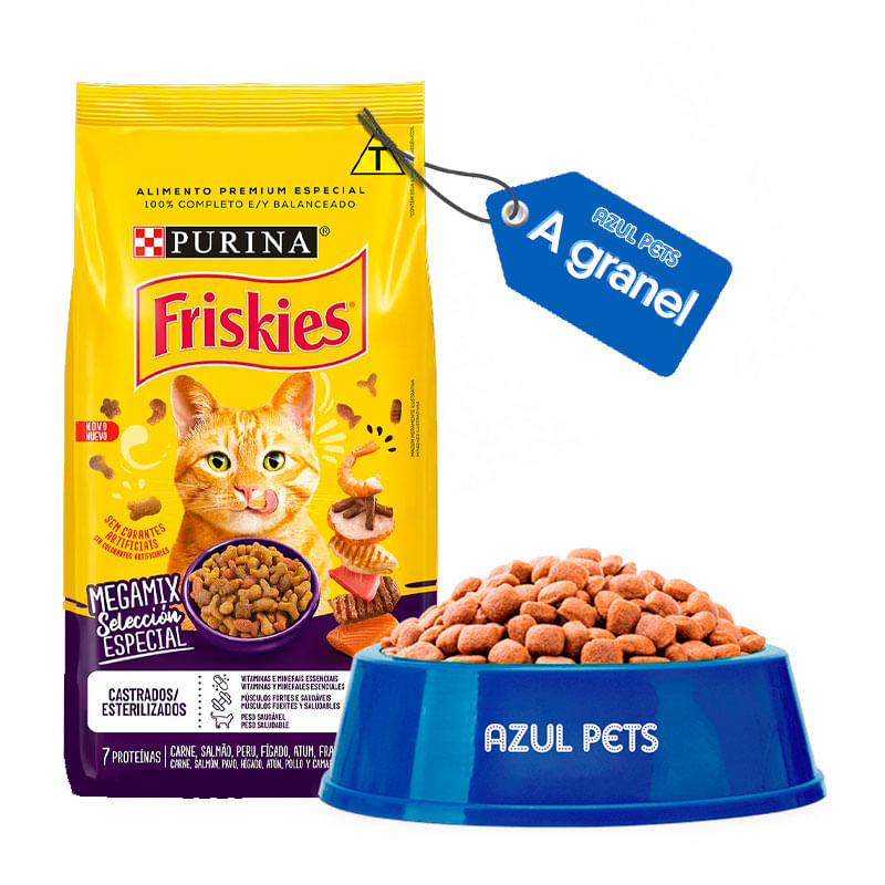 Ração Friskies Megamix Castrado - Aprox. 500g