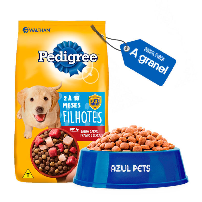 Ração Pedigree Filhotes Médios e Grandes - Aprox. 500g