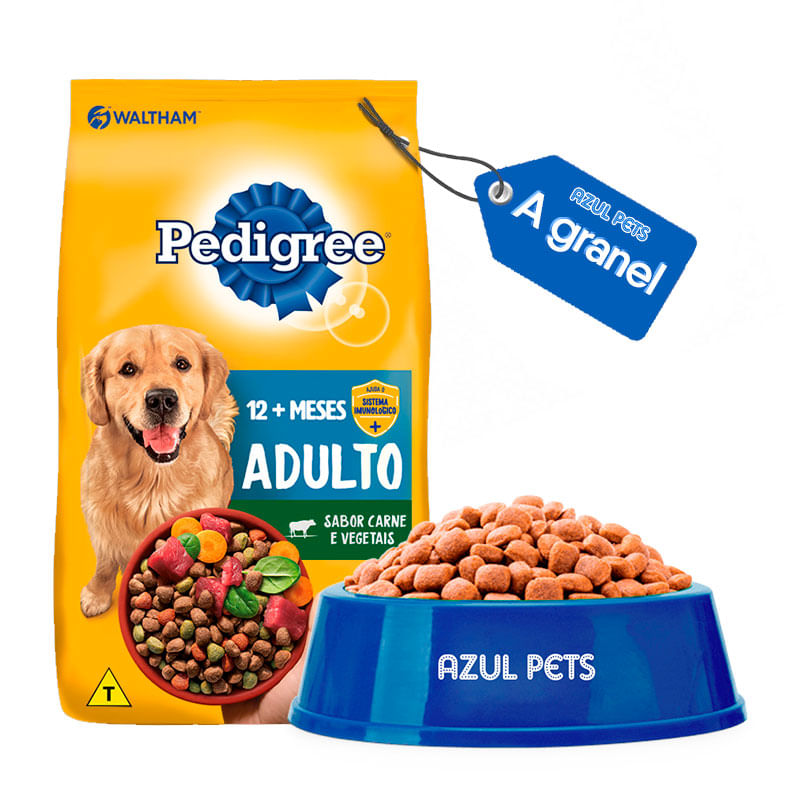 Ração Pedigree Carne & Vegetais - Aprox. 500g