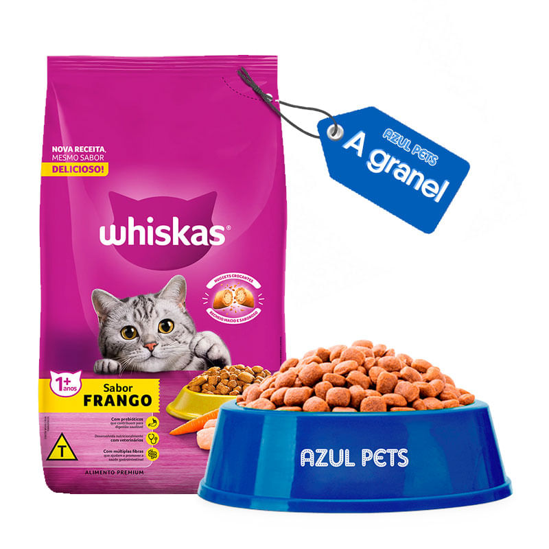 Ração Whiskas Dry Adulto Frango - Aprox. 500g