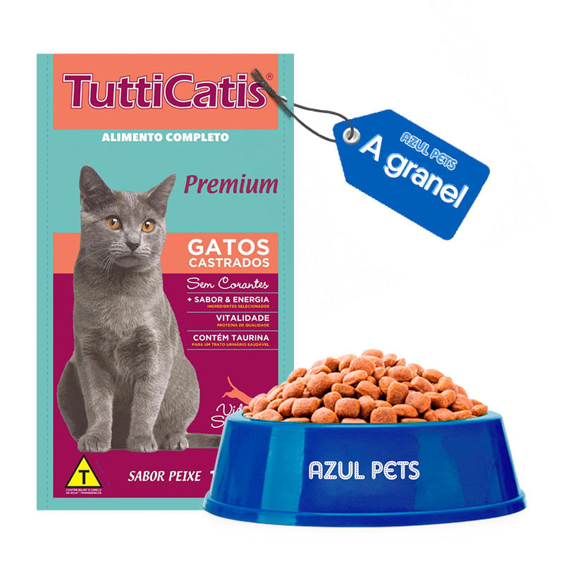 Ração Tutticatis Gato Castrado - Aprox. 500g