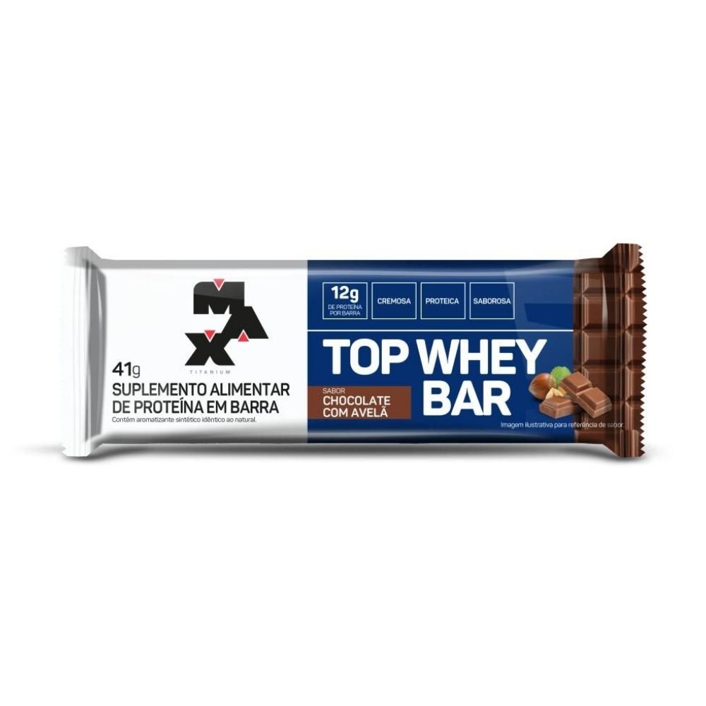Top Whey Bar Chocolate com Avelã 41g
