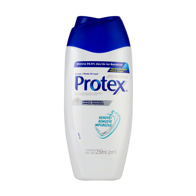 Sabonete Líquido Protex 250ml Limpeza Profunda