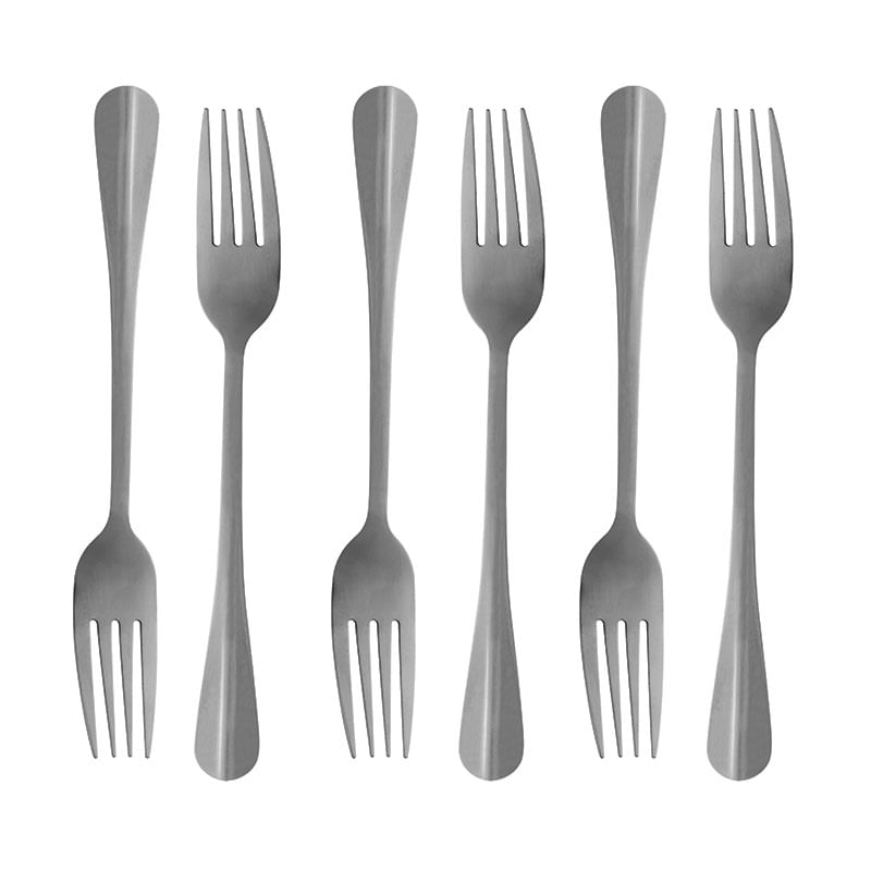 Conjunto 6 Garfos para Mesa Inox Positano 20cm