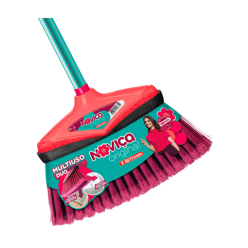 Vassoura Noviça Original com Cabo