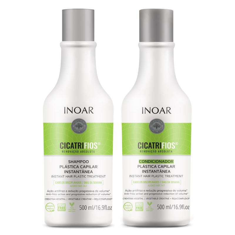 Shampoo+ Cond Inoar Cicatrifios 2×500g