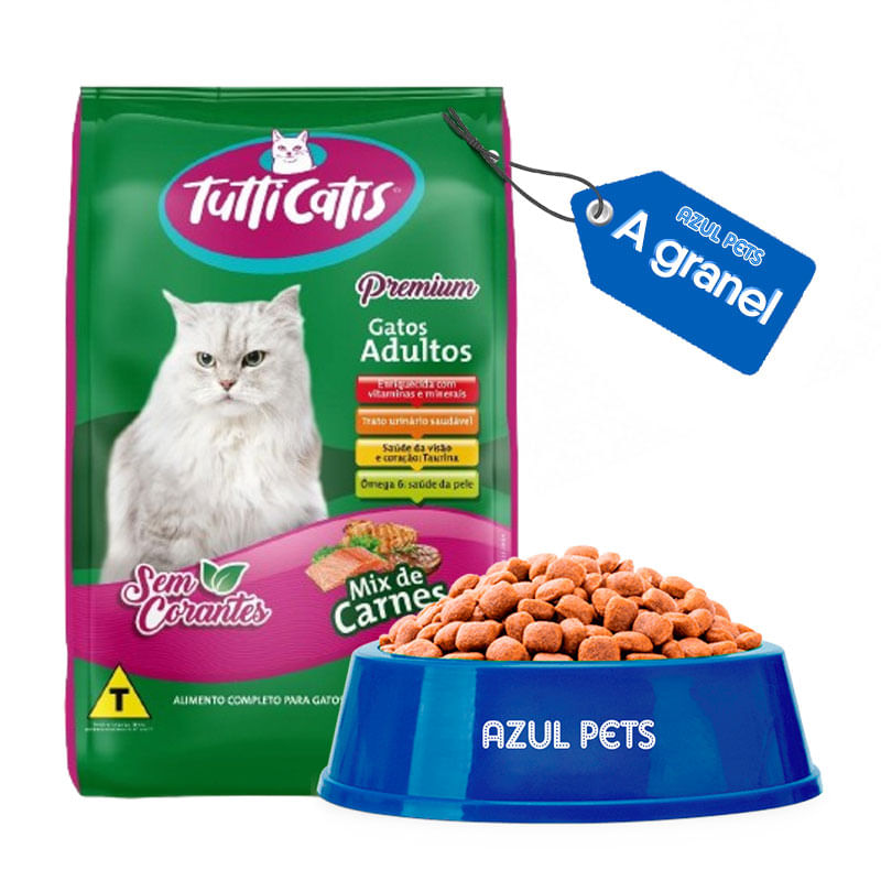 Ração Tutticatis Premium sem Corantes - Aprox. 500g