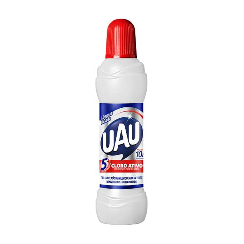 Limpador Limpeza Pesada Uau Cloro Ativo 500ml