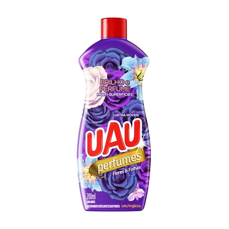 Lustra Móveis Uau Perfumes Flores e Folhas 200ml