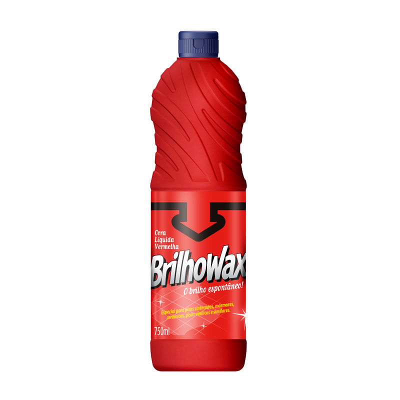 Cera Líquida Brilhowax Vermelha 750ml
