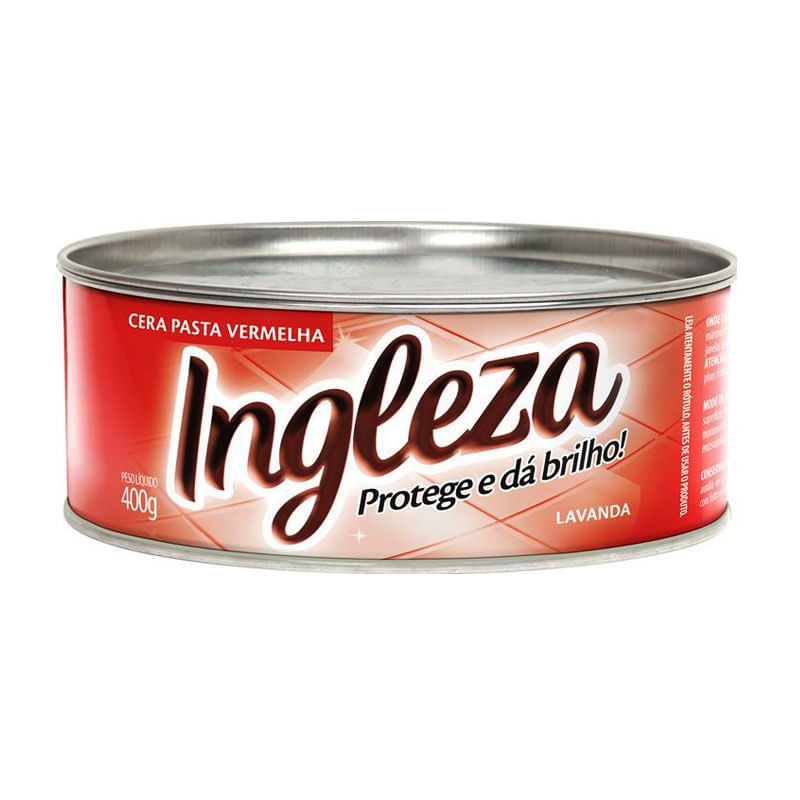 Cera Pasta Vermelha Ingleza 400g