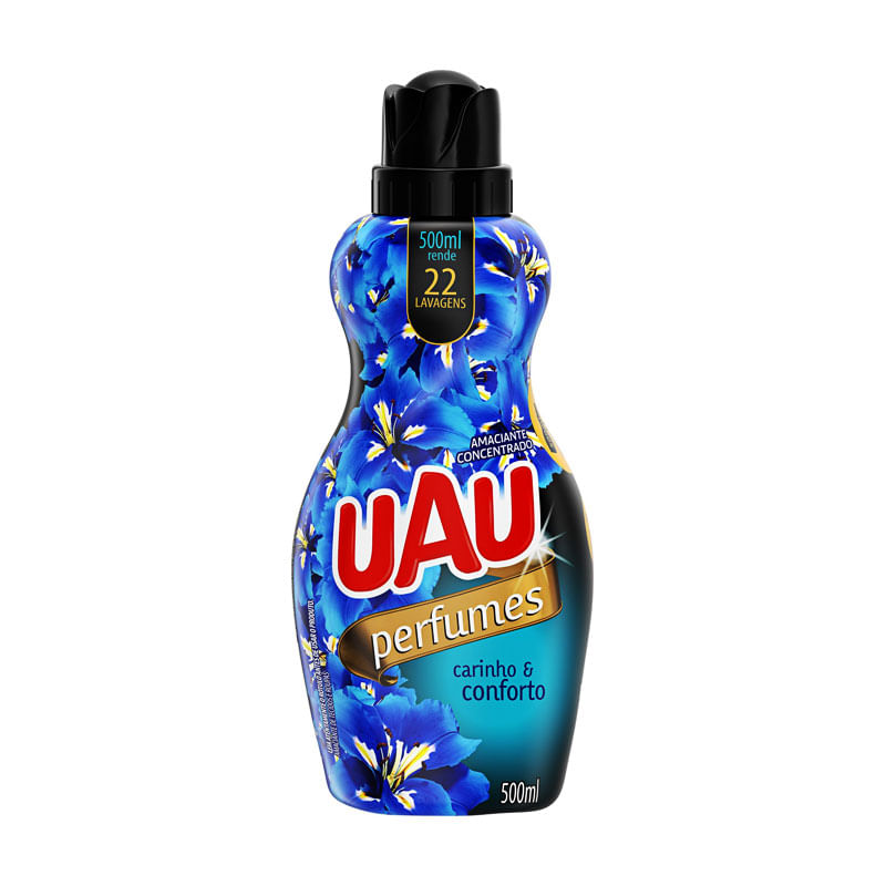 Amaciante Concentrado Uau Perfumes Carinho e Conforto 500ml