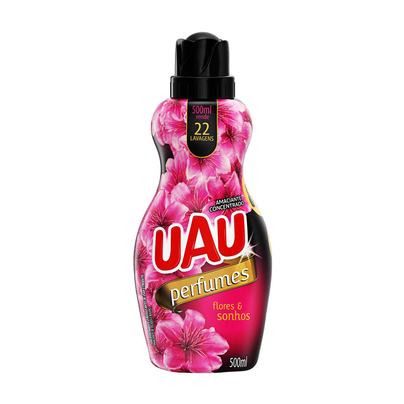Amaciante Concentrado Uau Perfumes Flores e Sonhos 500ml