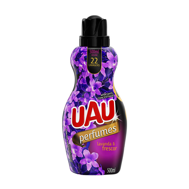 Amaciante Concentrado Uau Perfumes Lavanda e Frescor 500ml