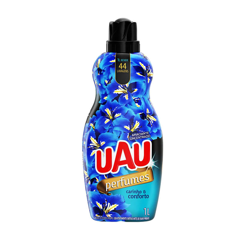 Amaciante Concentrado Uau Perfumes Carinho e Conforto 1L