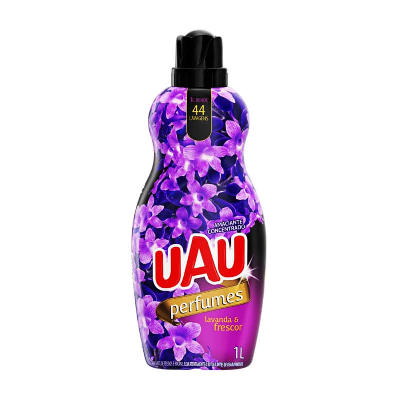 Amaciante Concentrado Uau Perfumes Lavanda e Frescor 1L